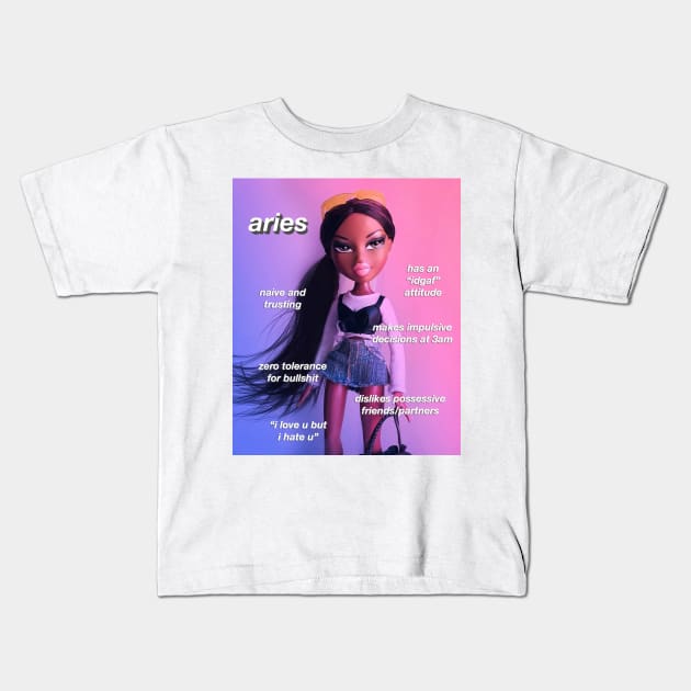 aries bratz Kids T-Shirt by ematzzz